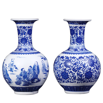 Kompatibel porcelæn til Jahrriesnge vase blue and white cna0004 Kompatibel porcelæn Jahrriesnge til vase blue and white cna0004