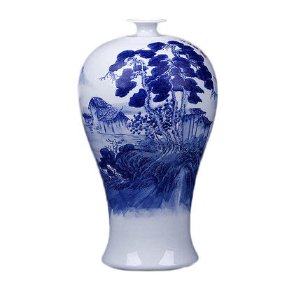 Kompatibel porcelæn til Jahrriesnge white and blue vase cna0537 Kompatibel porcelæn Jahrriesnge til white and blue vase cna0537