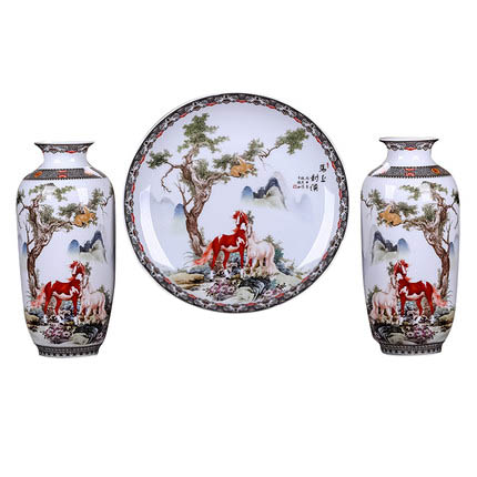 Kompatibel porcelæn til Jahrriesnge vase set three pieces cna0566 Kompatibel porcelæn Jahrriesnge til vase set three pieces cna0566