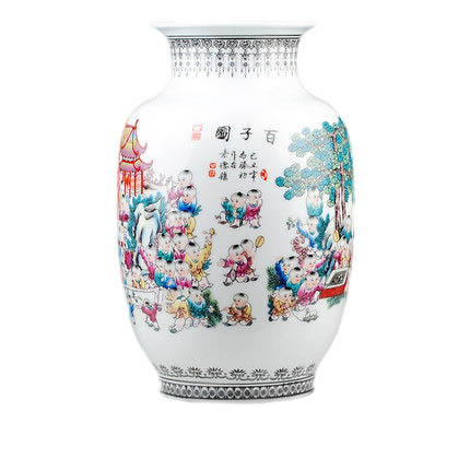 Kompatibel porcelæn til Jahrriesnge pastel one hundred children figure vase cna0785 Kompatibel porcelæn Jahrriesnge til pastel one hundred children figure vase cna0785