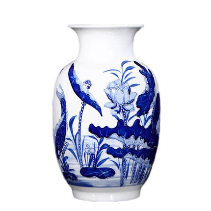 Kompatibel porcelæn til Jahrriesnge relief lotus vase cna0901 Kompatibel porcelæn Jahrriesnge til relief lotus vase cna0901