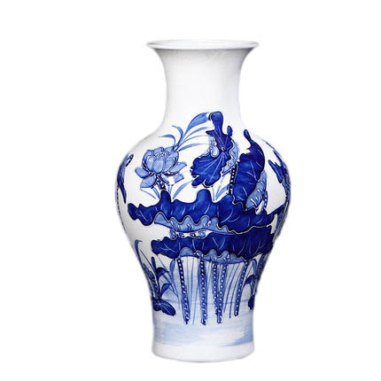 Kompatibel porcelæn til Jahrriesnge relief lotus vase cna0902 Kompatibel porcelæn Jahrriesnge til relief lotus vase cna0902
