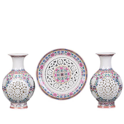 Kompatibel porcelæn til Jahrriesnge hollow vase set 3 pcs cna0912 Kompatibel porcelæn Jahrriesnge til hollow vase set 3 pcs cna0912
