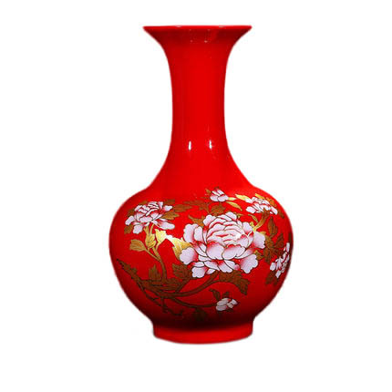 Kompatibel porcelæn til Jahrriesnge red peony flower vase cna0921 Kompatibel porcelæn Jahrriesnge til red peony flower vase cna0921