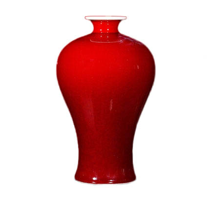 Kompatibel porcelæn til Jahrriesnge crack glaze red vase cna0946 Kompatibel porcelæn Jahrriesnge til crack glaze red vase cna0946