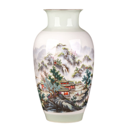 Kompatibel porcelæn til Jahrriesnge colorful landscape vase cna1009 Kompatibel porcelæn Jahrriesnge til colorful landscape vase cna1009