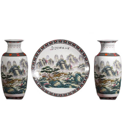 Kompatibel porcelæn til Jahrriesnge spring vase set 3pcs cna1046 Kompatibel porcelæn Jahrriesnge til spring vase set 3pcs cna1046