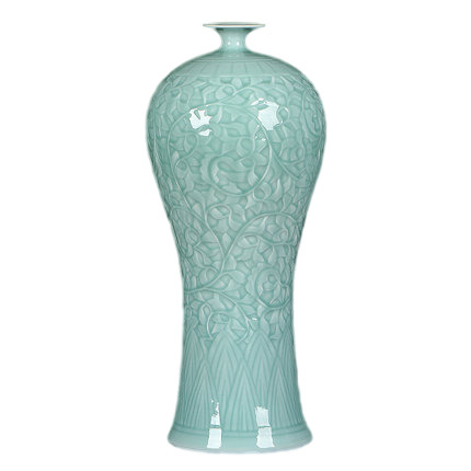 Kompatibel porcelæn til Jahrriesnge carving shadow blue glaze vase cna1305 Kompatibel porcelæn Jahrriesnge til carving shadow blue glaze vase cna1305