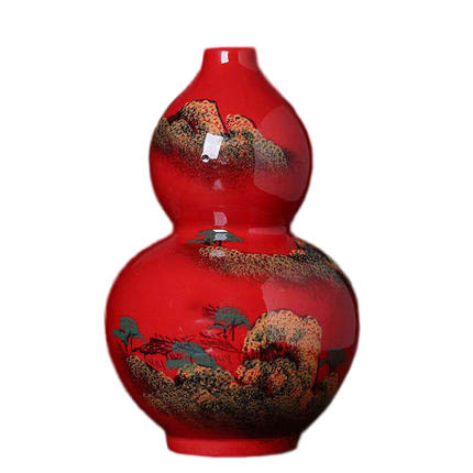 Kompatibel porcelæn til Jahrriesnge red landscape vase cna1353 Kompatibel porcelæn Jahrriesnge til red landscape vase cna1353