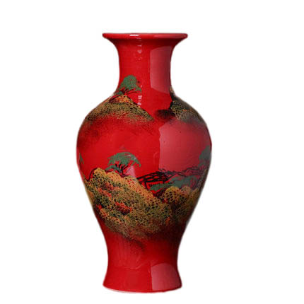 Kompatibel porcelæn til Jahrriesnge red landscape vase cna1354 Kompatibel porcelæn Jahrriesnge til red landscape vase cna1354
