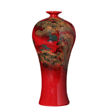 Kompatibel porcelæn til Jahrriesnge red landscape vase cna1356 Kompatibel porcelæn Jahrriesnge til red landscape vase cna1356