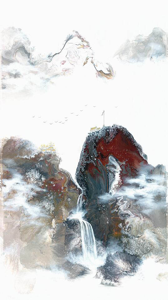 Kompatibel Landskab til JAHRRIESNGE waterfall lpf09567 Kompatibel Landskab JAHRRIESNGE til waterfall lpf09567