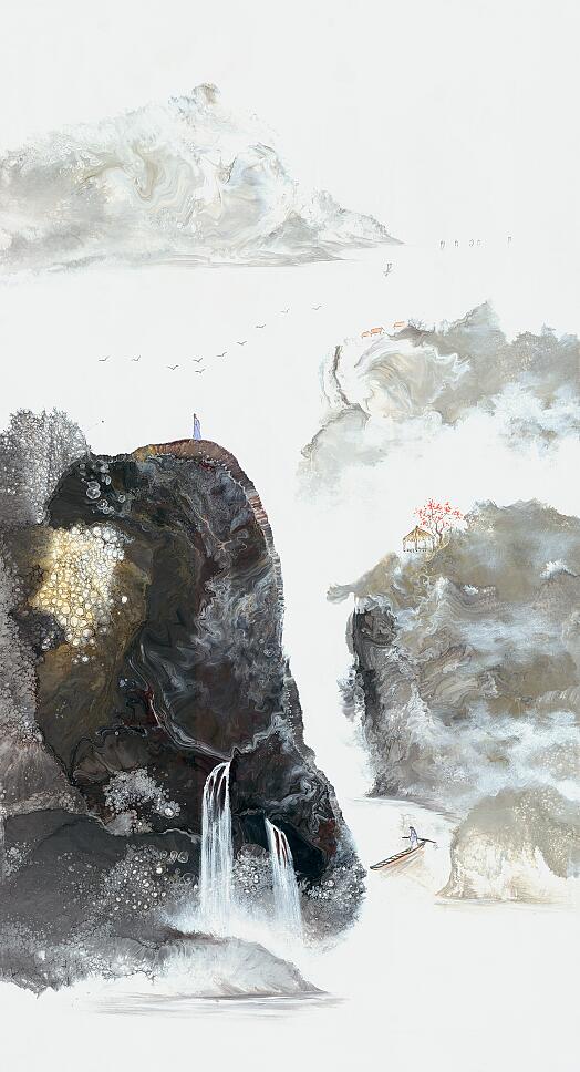 Kompatibel Landskab til JAHRRIESNGE waterfall lpf09574 Kompatibel Landskab JAHRRIESNGE til waterfall lpf09574