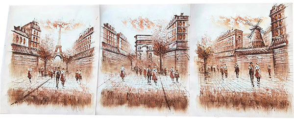 Kompatibel Landskab til Jahrriesnge Arc-de-Triomphe-and-Eiffel-Tower-lpg0788 Kompatibel Landskab Jahrriesnge til Arc-de-Triomphe-and-Eiffel-Tower-lpg0788