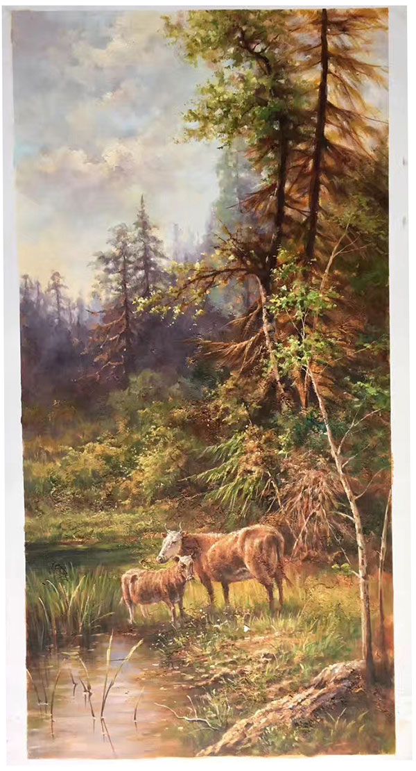 Kompatibel Landskab til JAHRRIESNGE cow-and-calf-lpg1321 Kompatibel Landskab JAHRRIESNGE til cow-and-calf-lpg1321