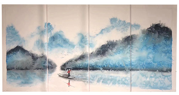 Kompatibel Landskab til JAHRRIESNGE montain-and-boat-lpg1441 Kompatibel Landskab JAHRRIESNGE til montain-and-boat-lpg1441