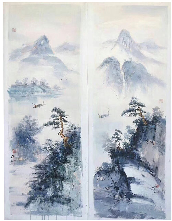 Kompatibel Landskab til JAHRRIESNGE montain-tree-lpg1457 Kompatibel Landskab JAHRRIESNGE til montain-tree-lpg1457