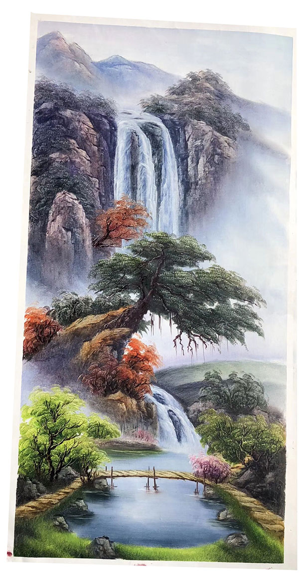 Kompatibel Landskab til JAHRRIESNGE waterfall-lpg1765 Kompatibel Landskab JAHRRIESNGE til waterfall-lpg1765