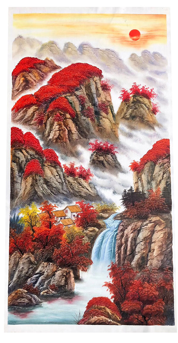 Kompatibel Landskab til JAHRRIESNGE waterfall-lpg1786 Kompatibel Landskab JAHRRIESNGE til waterfall-lpg1786